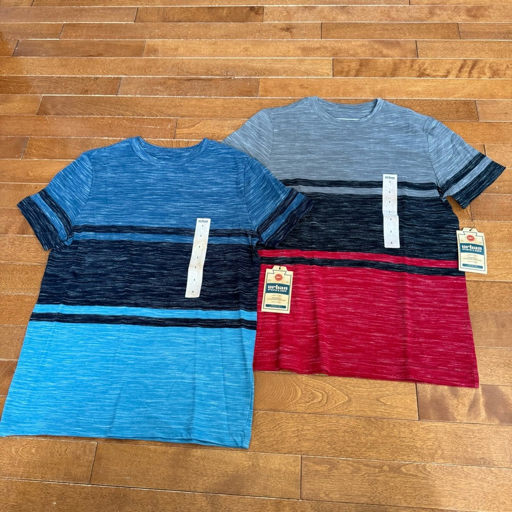 2 NEW Urban Pipeline Boys Short Sleeve Shirts